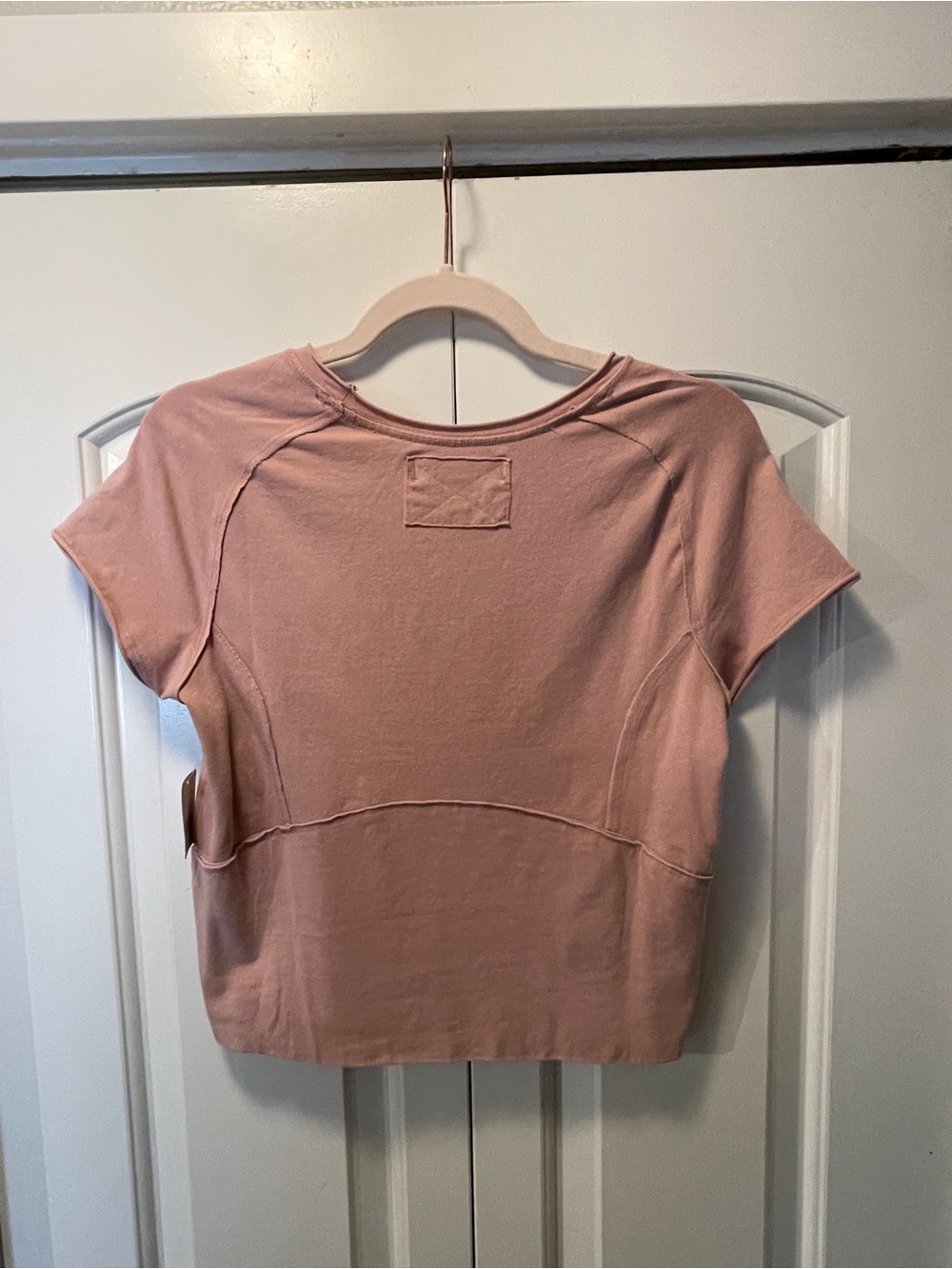 Free People Protagonist Cropped Cap Sleeve Tee - Picture 4 of 7